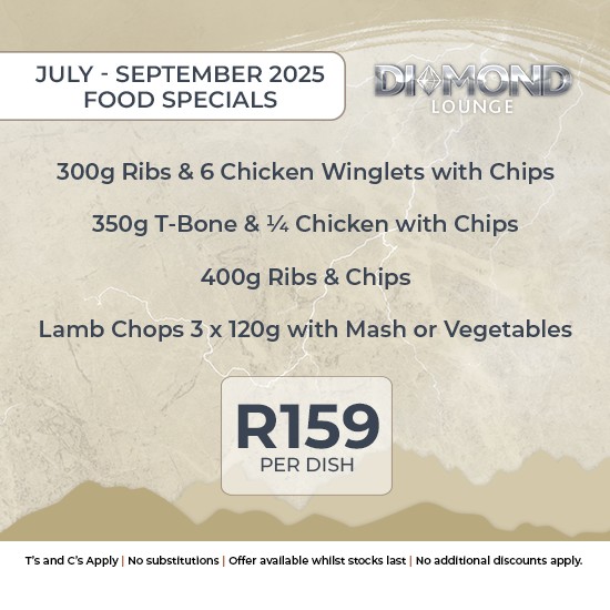 Diamond Lounge Specials